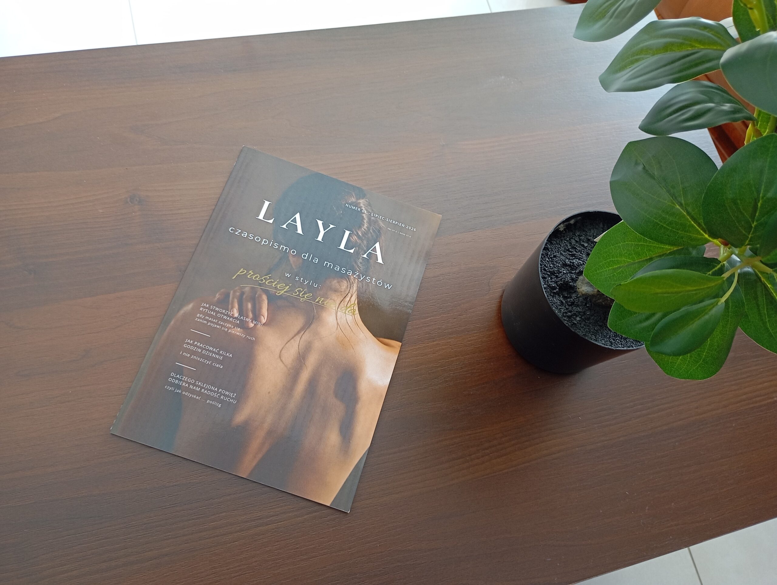 Magazyn Layla nr 1 – Lipiec–Sierpień 2026 - czasopismo dla masażystów - obrazek 2